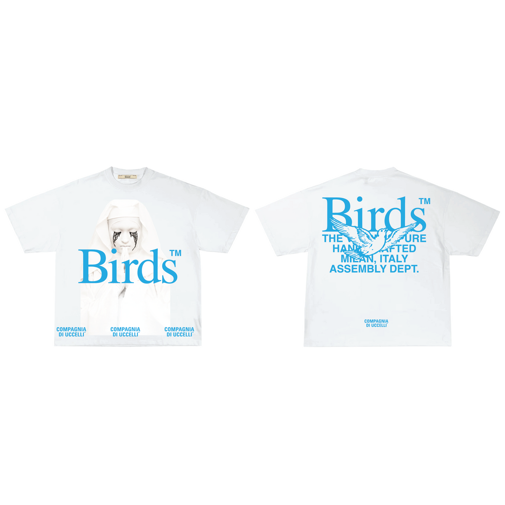 "BBA" White Ultra-Premium Oversized S/S Box T-Shirt