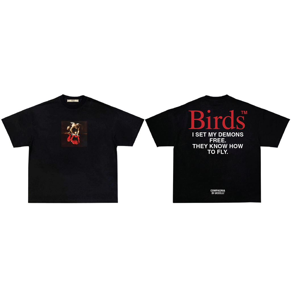 "My Demons" Onyx Premium Oversized S/S Box T-Shirt