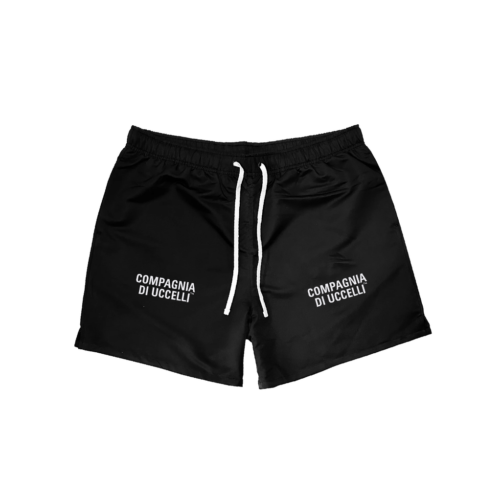 "Essential" Onyx Track Athletic Shorts