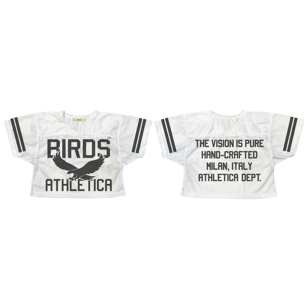 "Calcio" Natural Athletica Oversized Football Crop Jersey