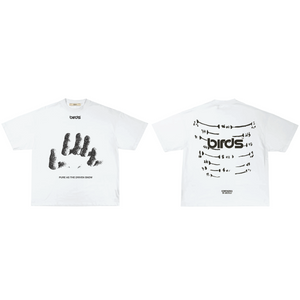 "The Driven Snow" White Ultra-Premium Oversized S/S Box T-Shirt