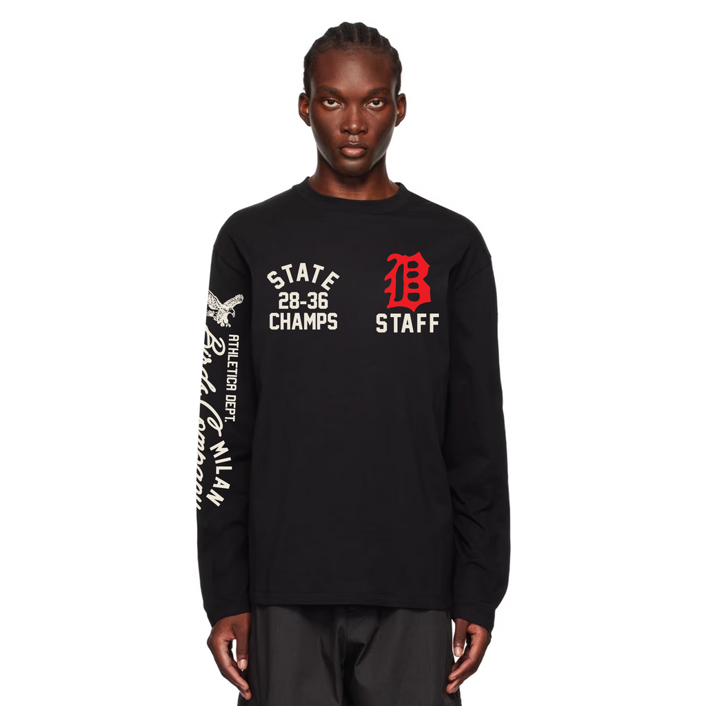"State Champs" Onyx Box Industrial L/S T-Shirt