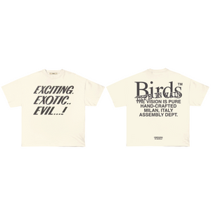 "Birds x Life In Vain" Bone Box Industrial S/S T-Shirt