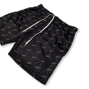 "Monogram" Nylon Mesh Shorts