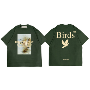 "Walk With Wings" Dark Resin Oversized S/S T-Shirt