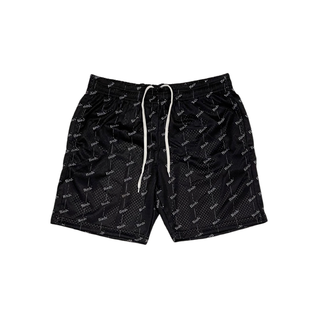 "Monogram" Nylon Mesh Shorts